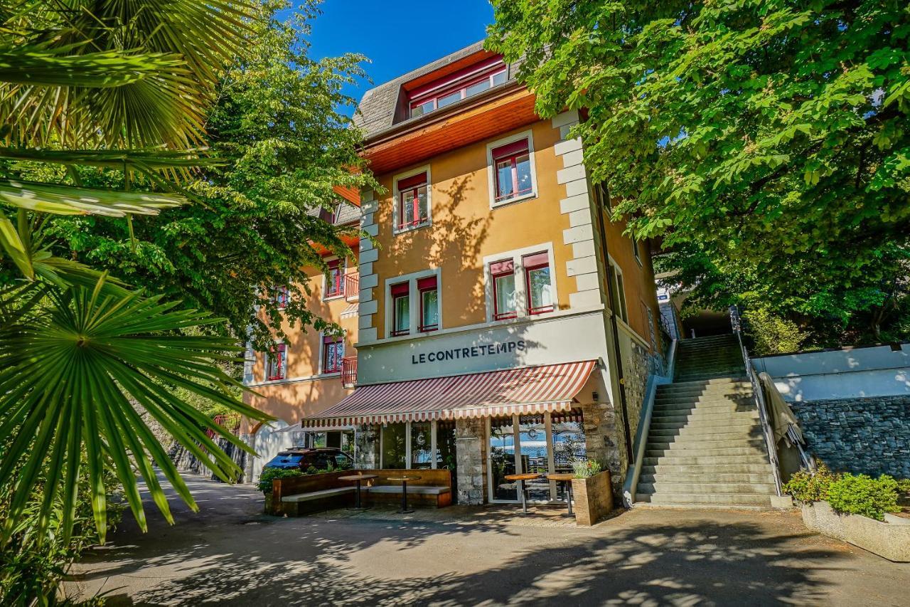 Soft Glam 1-Bedroom Appt - Lake & Mountain View Montreux Eksteriør billede