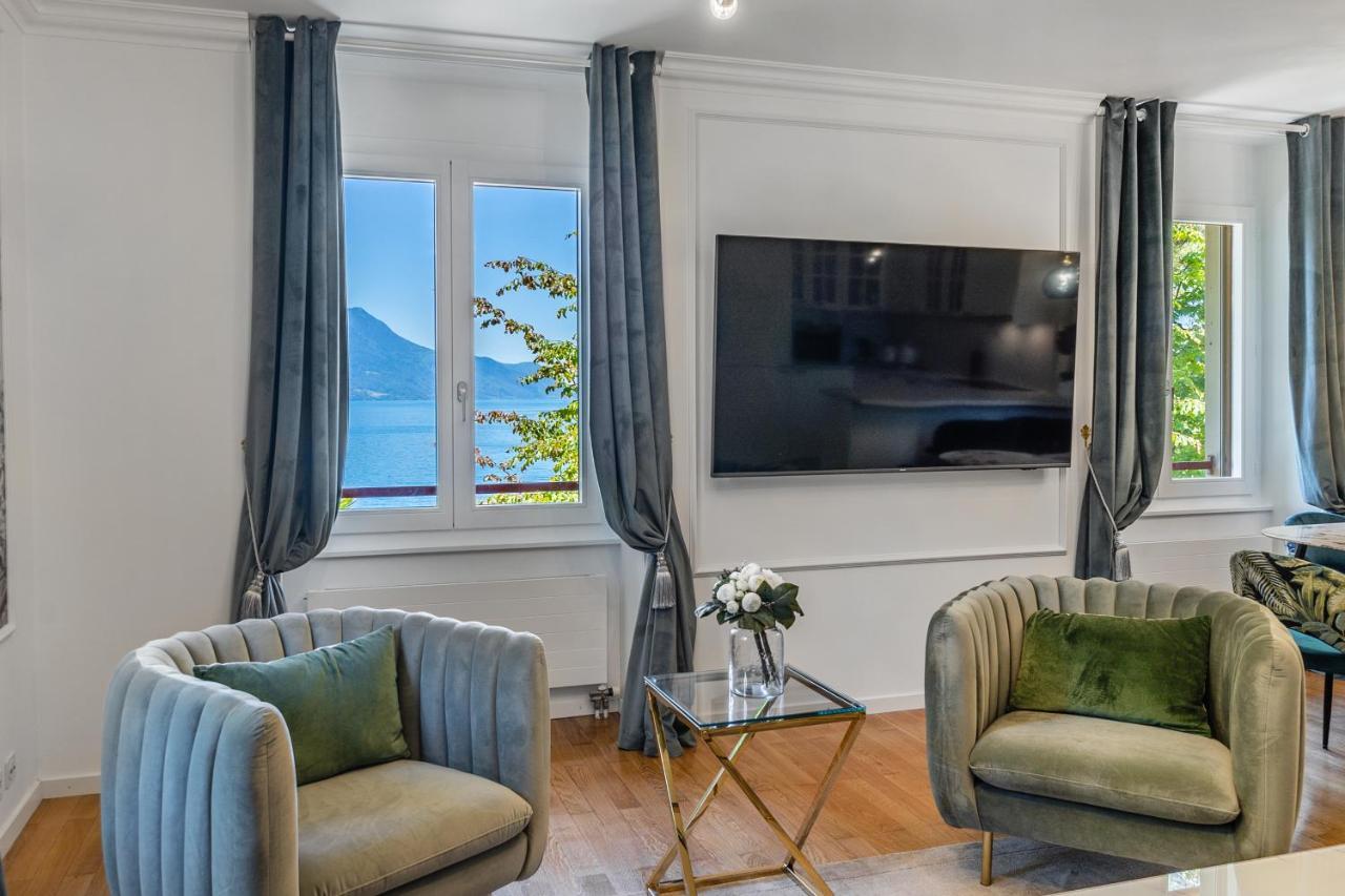 Soft Glam 1-Bedroom Appt - Lake & Mountain View Montreux Eksteriør billede