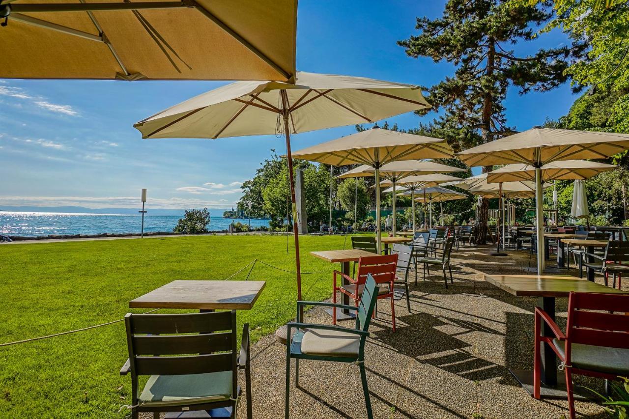 Soft Glam 1-Bedroom Appt - Lake & Mountain View Montreux Eksteriør billede